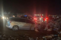 اصابة شرطي اسرائيلي بعملية دهس قرب حاجز قلنديا واعتقال مشتبه 